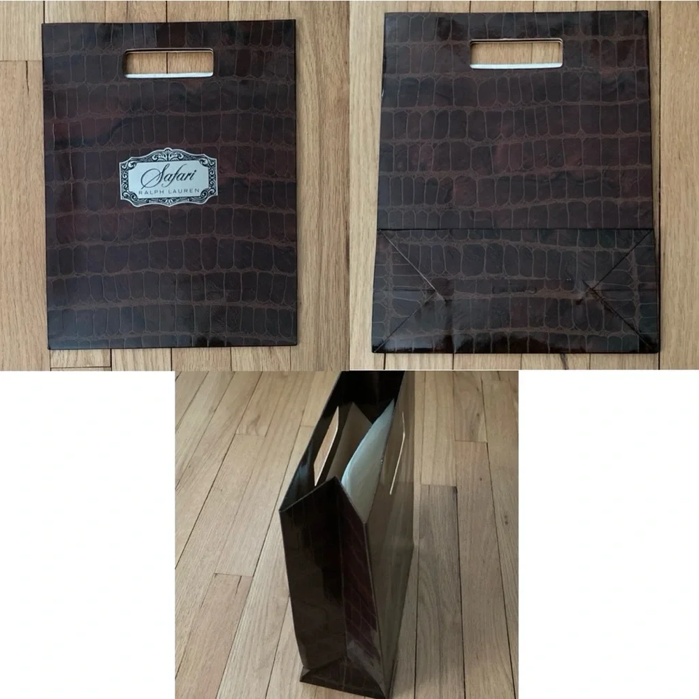 Vintage Luxury Brands Gift Bags, Ferragamo, Ralph Lauren, Scaasi, 80’s/90’s